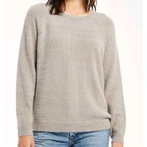 Z SUPPLY Alexa Eyelash Sweater in Grey‎ Size M